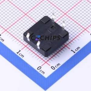TSF001B06518A03 Tactile Switch DIP-4P,12x12mm Switch Round Button 1.8N Through Hole 12mm - Product Image 2