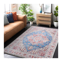 Tapis d'impression 3D en soie artificielle populaire de vente chaude tapis de support antidérapant pour le sol de la maison