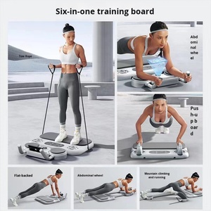 Tabla de Ejercicios Multifuncional 6 en 1, Rueda Abdominal con Rebote Automático, Equipo para Adelgazar Músculos Abdominales, Uso Doméstico - Product Image 5