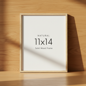 Offre Spéciale – Cadre <span class=keywords><strong>Photo</strong></span> en Bois Massif de Chêne 11x14 Pouces, Fait Main, Écologique, Résistant aux UV et Durable, Idéal pour Affiches et Photos - Product Image 5