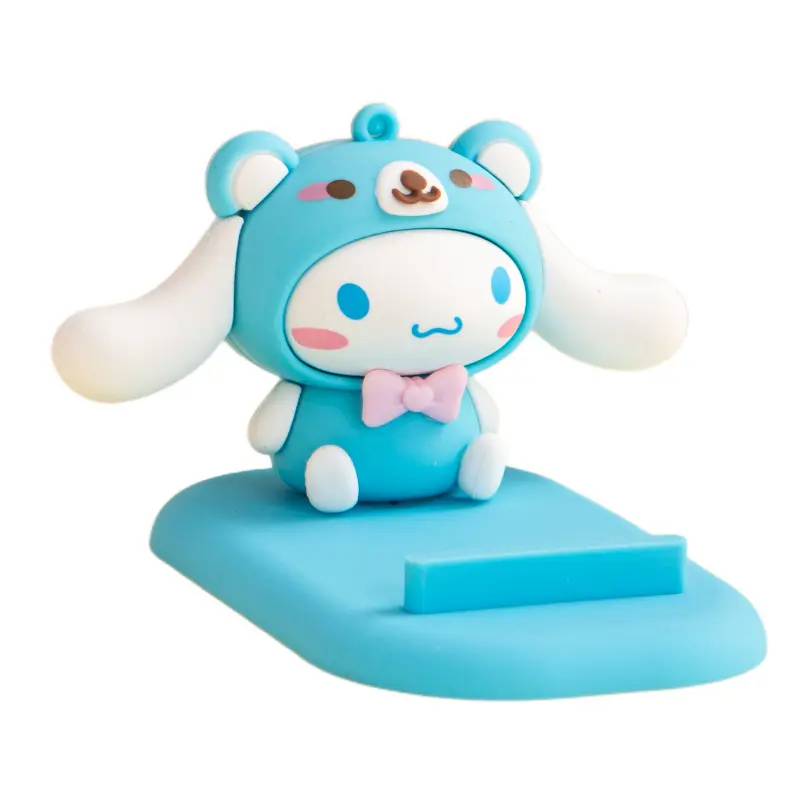 New Cartoon Sanrioed Cute Dimensional Doll Lazy Desktop Mobile Phone Holder Base Creative Gifts for Girlfriend