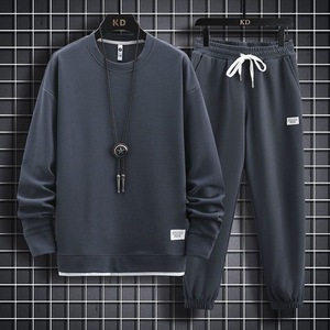 <span class=keywords><strong>Ensemble</strong></span> décontracté pour hommes, vente en gros, nouvelle collection, tendance, <span class=keywords><strong>marque</strong></span> élégante, <span class=keywords><strong>ensemble</strong></span> sportif à manches longues et pantalon deux pièces pour hommes - Product Image 5