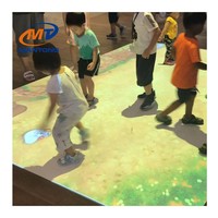 Logiciel de projection interactif pour centre de soins pour enfants Jeu interactif amusant de projecteur au sol