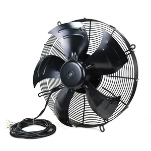 AC EC high air volume industrial plastic carbon steel metal airfoil blade fan exhaust suction axial flow fans