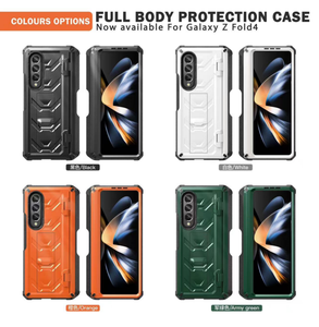 Good Hard Fold Cases para <span class=keywords><strong>Samsung</strong></span> para Galaxy Z Fold 3 <span class=keywords><strong>4</strong></span> 5G Slot Case con bisagra magnética Slide Pen Stand Film Armor Bracket Cover - Product Image 5
