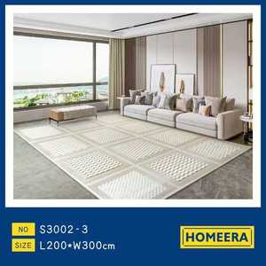 Grande Area fatta a mano L200xW300cm in poliestere poliestere misto tappeto per soggiorno camera da letto con corridoio modello 4m - Product Image 1