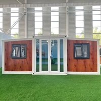 Maison pliable Voros Tiny Home 20ft 40ft, maison préfabriquée en conteneur, maison mobile en conteneur, villa préfabriquée extensible, maison à 2, 3, 4 ou 5 chambres