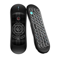 Clavier sans fil mini rétroéclairé R2 2.4G avec télécommande vocale, à utiliser pour Android TV Box/PC/Projecteur/HTPC