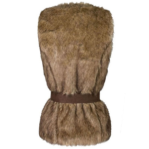 Mode <span class=keywords><strong>femme</strong></span> Automne et Hiver Chaud Court <span class=keywords><strong>Fausse</strong></span> <span class=keywords><strong>Fourrure</strong></span> Gilet Gilet <span class=keywords><strong>Veste</strong></span> avec Ceinture - Product Image 2