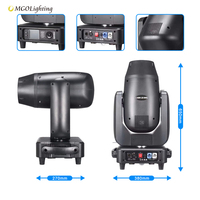 Mgo 400W LED Beam Spot Wash 3 en 1 avec CMY, éclairage de scène, mariages, DJ, thérapie lumineuse, alimentation, projecteur LED à tête mobile
