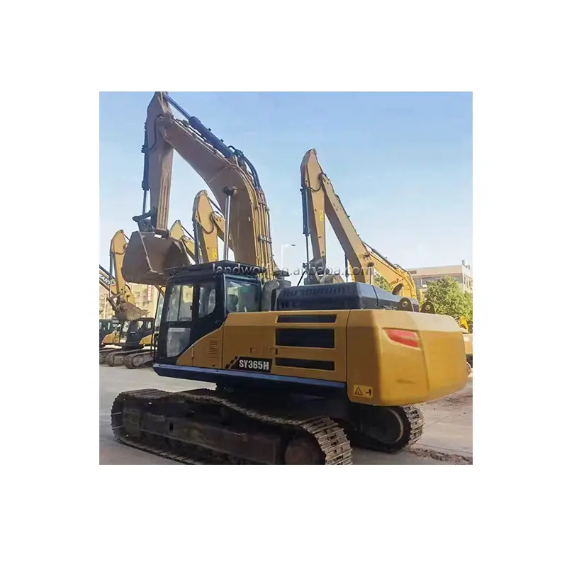 Chine 36t pelleteuse d'occasion extrayant de grandes excavatrices d'occasion machine à vendre sany marque SY365H