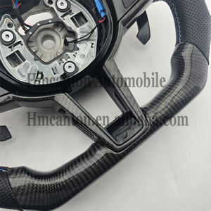 พวงมาลัยหุ้มหนังคาร์บอนไฟเบอร์พร้อมไฟ LED สำหรับรถยนต์ BMW G20 G30 G01 CS ซีรีส์ 3 ซีรีส์ 5 ลดราคาพิเศษ ขายส่ง - Product Image 5