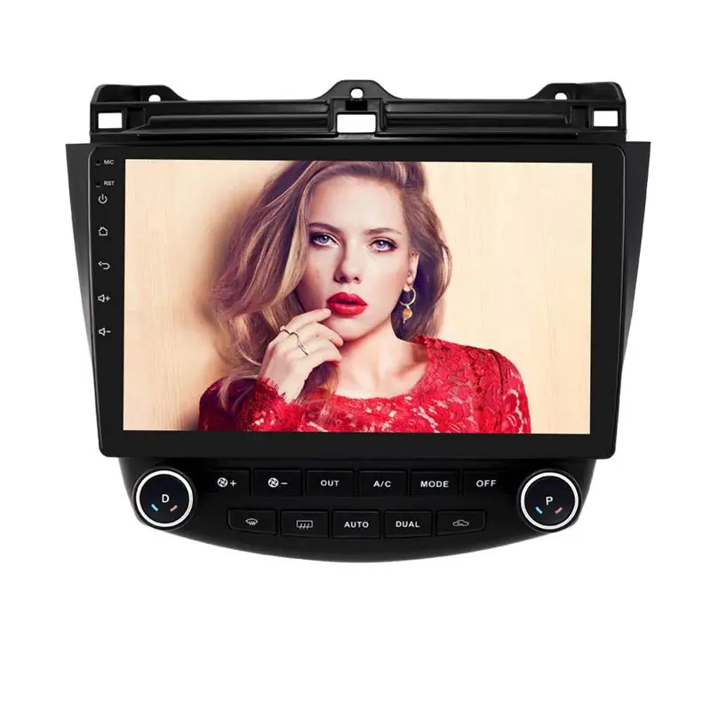 10.1 "android 9.1 voiture stéréo lecteur dvd gps pour honda accord 7th 2003 2004 2005 2006 2007 2008