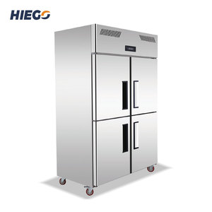 Congélateurs verticaux pour cuisine commerciale à 4 portes, réfrigérateur de grande capacité, équipement - Product Image 2