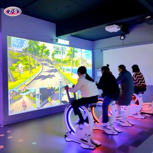 Simulatore di Ciclismo AR con Proiettore Interattivo, Soluzione Chiavi in Mano per Centri di Gioco Interattivi - Product Image 1