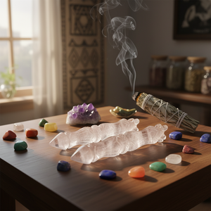 Vente en gros de baguettes d'ange en quartz naturel sculpté en cristal pierre de guérison artisanat pierre semi-précieuse semi-précieuse vente en gros - Product Image 3
