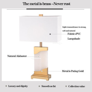 Vua phòng cổ điển tinh khiết đá cẩm thạch tự nhiên stonne bảng đèn thiết kế văn phòng Bảng Led đèn cho LED đá cẩm thạch kính bảng đèn nhà hàng - Product Image 4