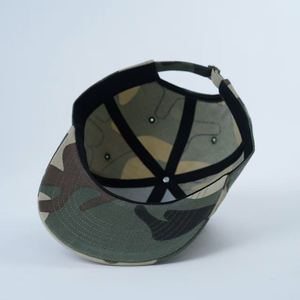 Casquette Snapback de Basketball Camouflage Personnalisée avec Logo Brodé Plat pour Enfants – Casquette Unie à 6 Panneaux Structurée avec Visière Plate - Product Image 5