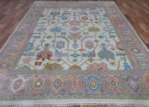 พรมขนแกะลายโอเรียนทัลขนาดใหญ่แบบดั้งเดิมปรับแต่งได้ขนาด8x10ฟุตพรมปูพื้นสีเขียวพีชสำหรับห้องนั่งเล่น - Product Image 4