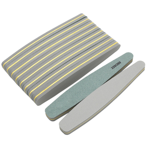 Outils pour les ongles, éponge double face lavable longue grise et verte, polissage et lissage double face pour manucure à domicile - Product Image 4