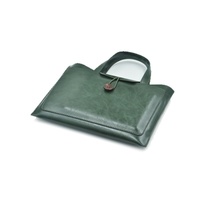 Sac à main portable en cuir PU pour ordinateur portable, étanche, style professionnel moderne, 13 pouces, pour hommes et femmes