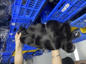 Đẹp Xương Thẳng Phần Mở Rộng Tóc Mặt Hàng Bán Chạy Nhất Sáng Bóng Nhất Bó Tóc Các Nhà Cung Cấp, Miến Điện Việt Tóc Thô, Tóc Giả Tóc - Product Image 6