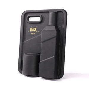 Bandeja de pulpa de caña de azúcar virgen ecológica hecha a medida, pulpa mecánica biodegradable, inserto de embalaje de vino sostenible - Product Image 6