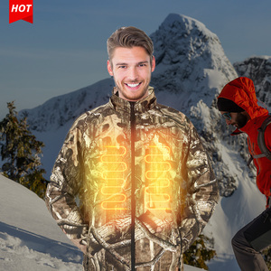 Chaqueta calefactable eléctrica con batería recargable de camuflaje cálido para exteriores para hombres, chaqueta calefactable personalizada para <span class=keywords><strong>Hi</strong></span> - Product Image 1