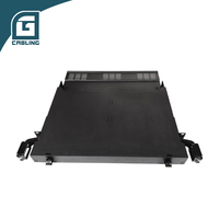 Gcabling Panel de Conexión de Fibra Óptica para Rack, 48 Puertos, 32 Puertos SC Dúplex, Accesorios ODF, 24C SC, 96, 144 Hilos, 19" 1U