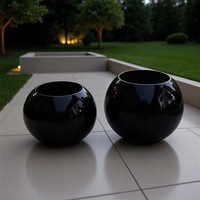 Grand pot commercial extérieur en fibre de verre (FRP) écologique, design créatif et unique, pour hôtels, centres commerciaux et places publiques, couleur personnalisable, OEM