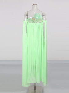 Nuovo Stile 2026: Abito da Donna con Motivi Floreali Tridimensionali, Paillettes e Volant - Product Image 4
