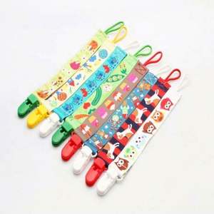 2024 Baby Chain Ribbon <b>Dummy</b> Holder Soother Pacifier <b>Clips</b> - Product Image 2