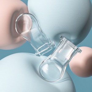 New khuôn BPA FREE bé an toàn núm vú cấp thực phẩm trẻ sơ sinh cai sữa vui các bà mẹ Silicone núm vú giả - Product Image 3