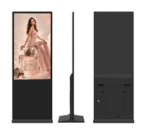 Équipement publicitaire numérique d'intérieur, kiosque vidéo, totem vertical LCD sur pied, signalétique OEM, animation pour centre commercial