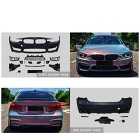 Kit carrosserie F30 à F80 pour BMW F30 M3 2013-2018, jupes latérales, tuyau d'échappement, capot, aileron, calandre, kit carrosserie F30 M3