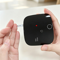 Appareil de mesure de la tension artérielle et du glucose sanguin à double fonction pour usage domestique, type bras, kit de surveillance de la tension artérielle et du glucose avec bandelettes de test en option