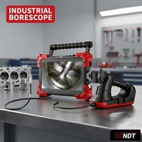 Boroscope vidéo articulé de 3,9 mm, écran HD 1080P de 8 pouces, étanche IP67, lumière LED, câble tressé en tungstène de 2 m pour l'inspection des moteurs
