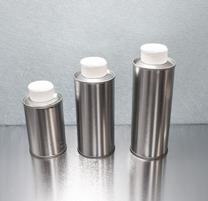 Vuoto 500ml 750ml 1L olio d'oliva commestibile confezione di lattine metallo 100ml 500ml di olio di cocco olio vegetale per olio d'oliva - Product Image 5