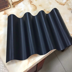 แผ่นอลูมิเนียมลูกฟูก แผ่นผนังโลหะลายคลื่น สำหรับตกแต่งผนังภายนอกอาคาร - Product Image 5