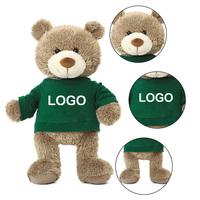 Jouet en peluche ours en gélatine personnalisé pas cher pour enfants ASTM OEM Logo personnalisé t-shirt en peluche ours en peluche en peluche douce