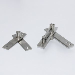 Charnière pivotante en acier inoxydable, pivotant à 360 degrés, réglable en haut et en bas, pour portes en bois, en verre ou en alliage - Product Image 2