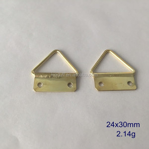 Ganchos Triangulares Dorados <span class=keywords><strong>de</strong></span> Tamaño Pequeño, Más Vendidos, para Colgar Cuadros y Lienzos - Product Image 5