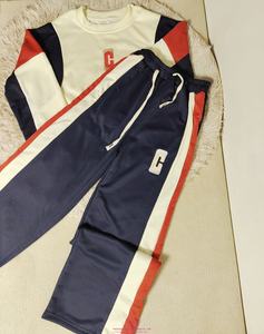 <span class=keywords><strong>Felpa</strong></span> alla moda spessa <span class=keywords><strong>tuta</strong></span> sportiva da donna autunno <span class=keywords><strong>e</strong></span> inverno elegante Set a gamba larga da donna - Product Image 5