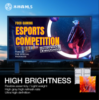 Écran LED extérieur étanche P3.91 Série MLS PLK, coque en aluminium sur mesure haute couture pour la publicité de rue