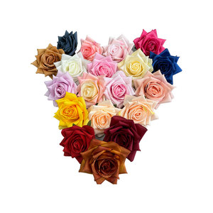 Tùy Chỉnh Bán Buôn Nhân Tạo Hoa Hồng Lụa-Valentine Của Ngày & Tốt Nghiệp Hoa Nhà Hiển Thị Tất Cả Các Màu Sắc - Product Image 1