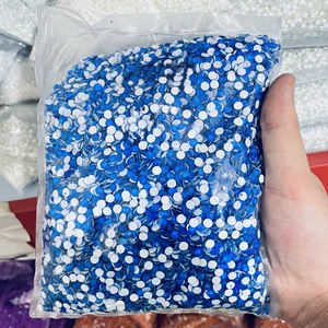 Yantuo panas SS6 SS8 SS10 SS12 SS16 SS20 SS30 Neon kristal bulat Strass Non panas memperbaiki batu kristal kaca berlian imitasi belakang datar - Product Image 4