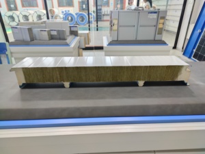 Polyurethane Cạnh Kín Rock Len Mạ Kẽm Tường Lợp Bánh Sandwich <span class=keywords><strong>Panel</strong></span> Cho Refridgerated50mm 80Mm 100Mm 150Mm Độ Dày - Product Image 6