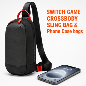 Borsa a Tracolla Personalizzata con Logo OEM per Nintendo <span class=keywords><strong>Switch</strong></span> 2, Custodia per Telefono Compatibile con iPhone e Samsung - Product Image 1