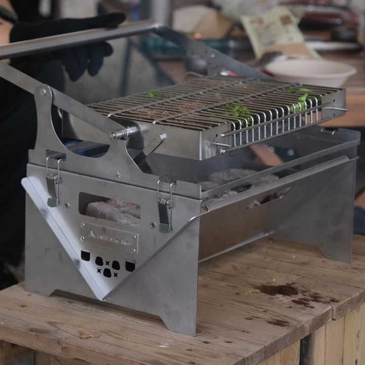 BBQ Grill Multi-functional Flip Barbecue Grill for Outdoor Cooking and ...