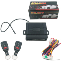 Système d'alarme de voiture sans clé MILANO avec télécommande, fonctions de verrouillage et de déverrouillage des portes à sens unique